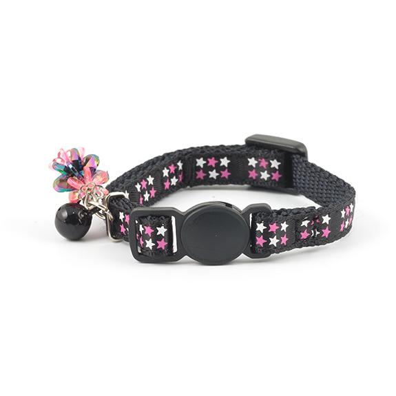 Ancol Kitten & Small Cat Collar Stars Black