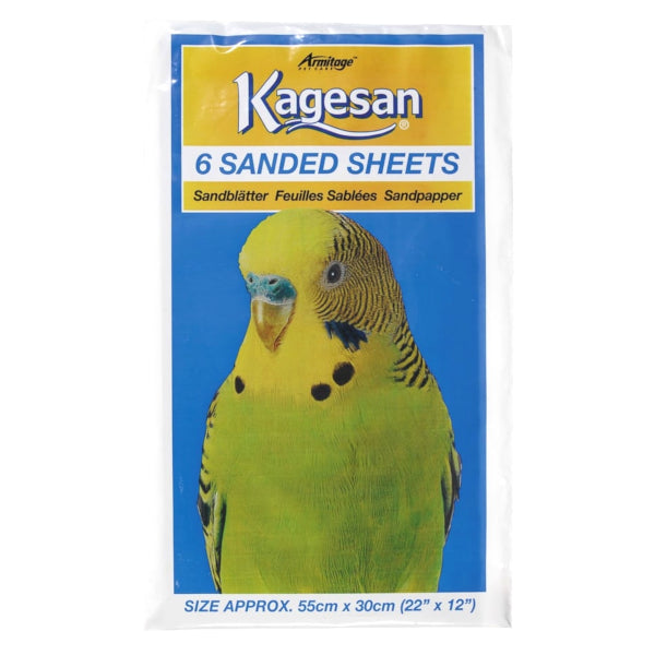 Kagesan Sand Sheets Sandpaper White 18 Sheets 55x30cm