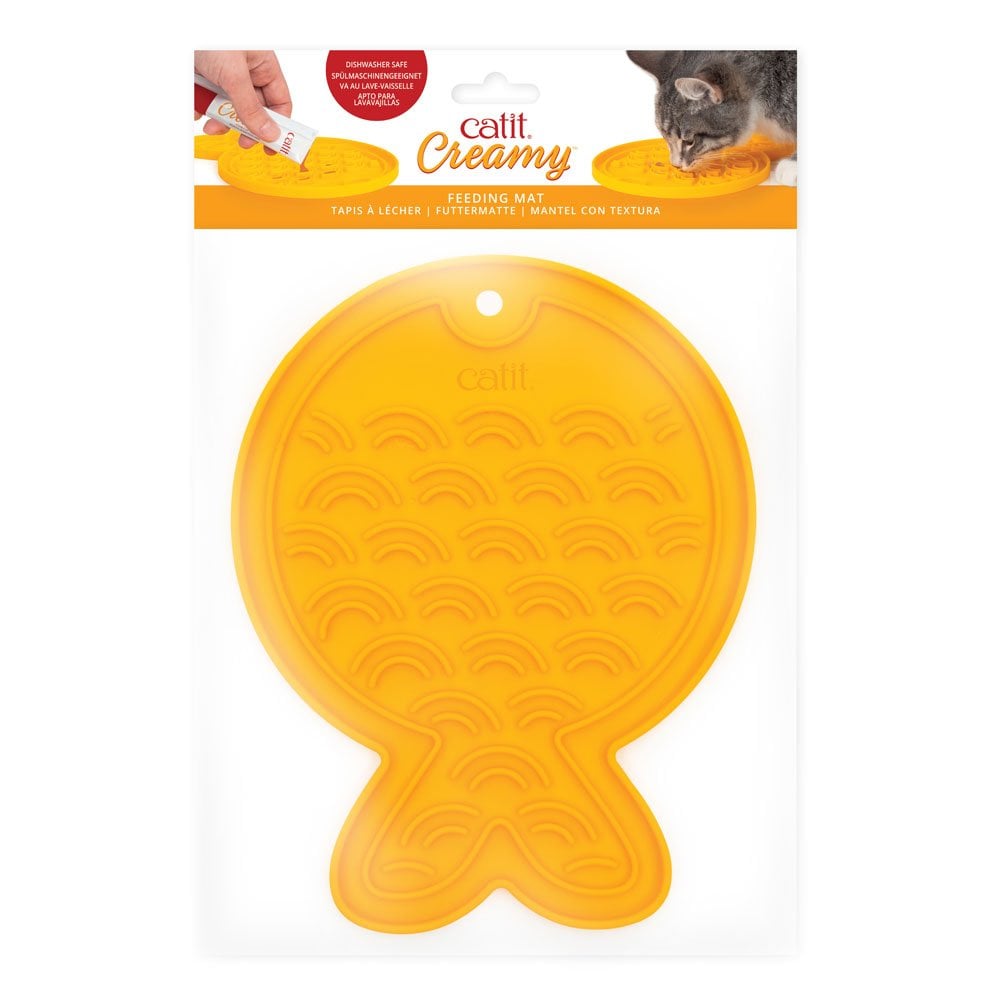 Catit Creamy Cat Treats Fish Shaped Lick Mat