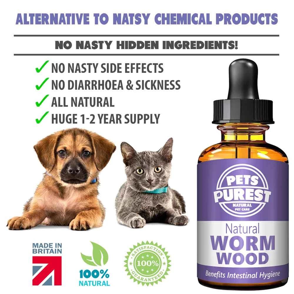 Pets Purest 100% Natural Wormwood Formula Intestinal Hygiene 50ml