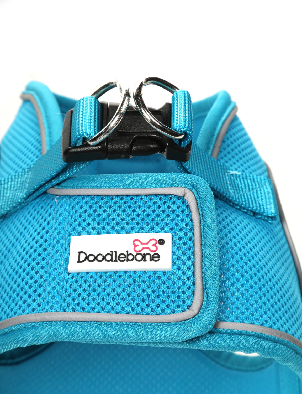 Doodlebone Originals Snappy Dog Harness Aqua 7 Sizes