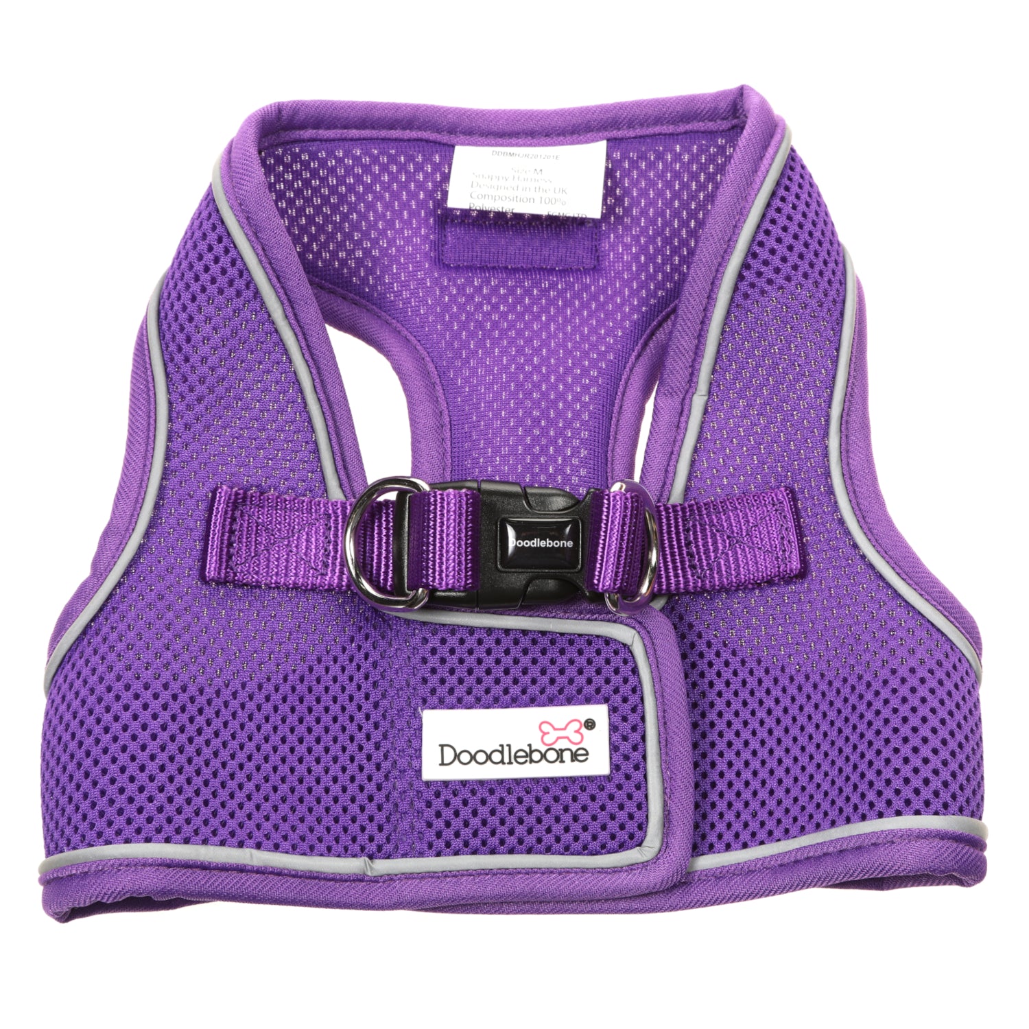 Doodlebone Originals Snappy Dog Harness Violet 7 Sizes