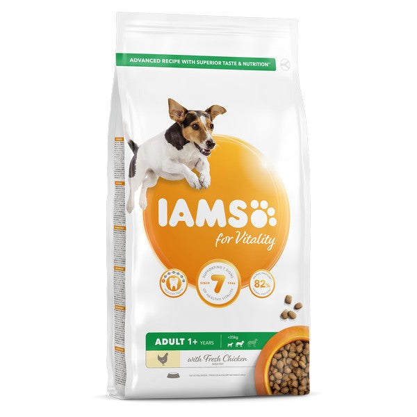 IAMS for Vitality Adult Small & Medium Breeds Fresh Chicken 2/12kg