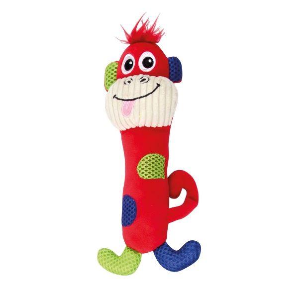 Pawise Vivid Life Plush Small Dog & Puppy Toy Stick Monkey