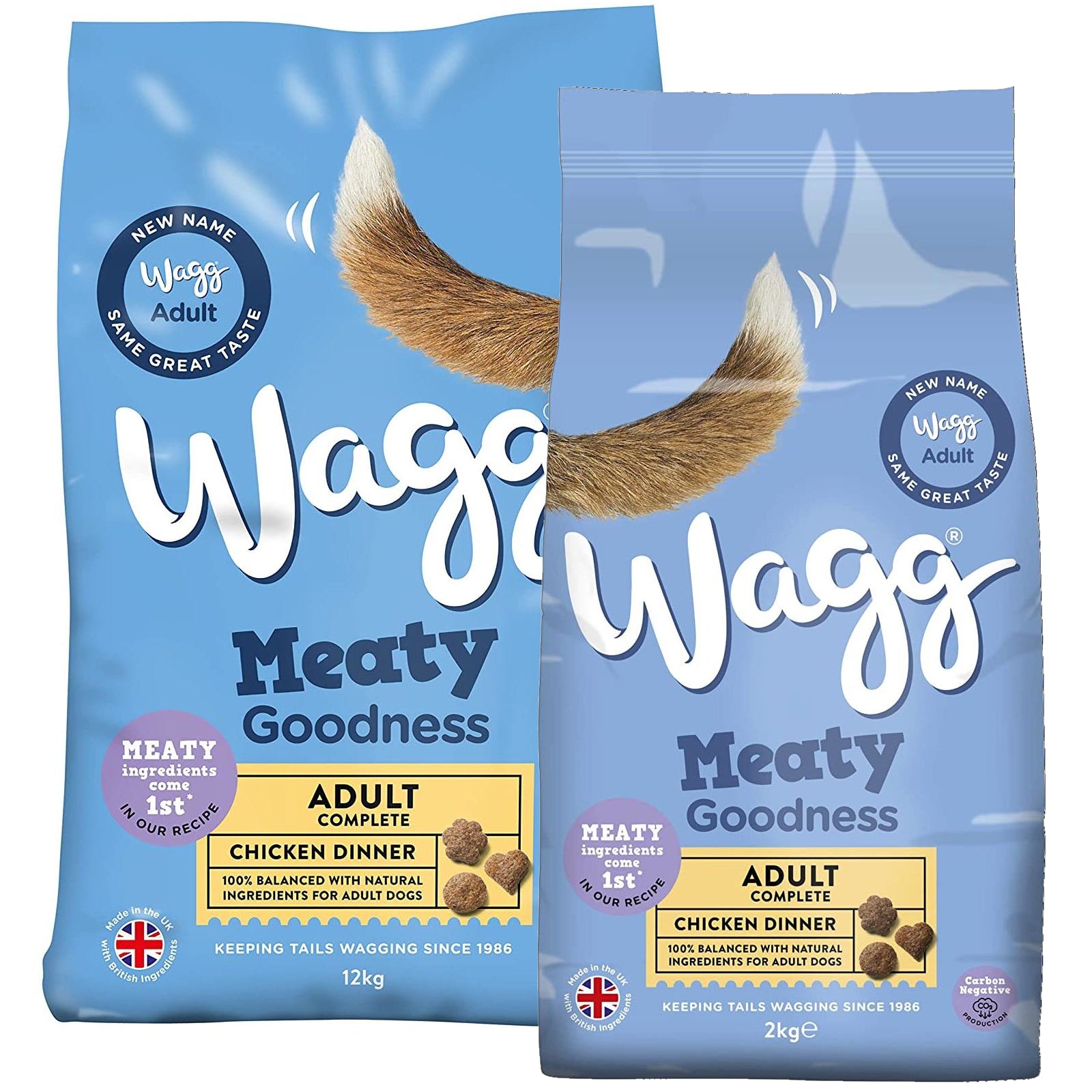 Wagg Adult Complete Dog Food Chicken & Veg 2/12kg