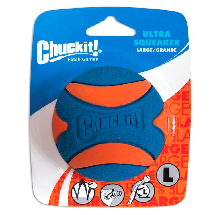 Chuckit Ultra Squeaker Rubber Fetch Balls 5 Sizes