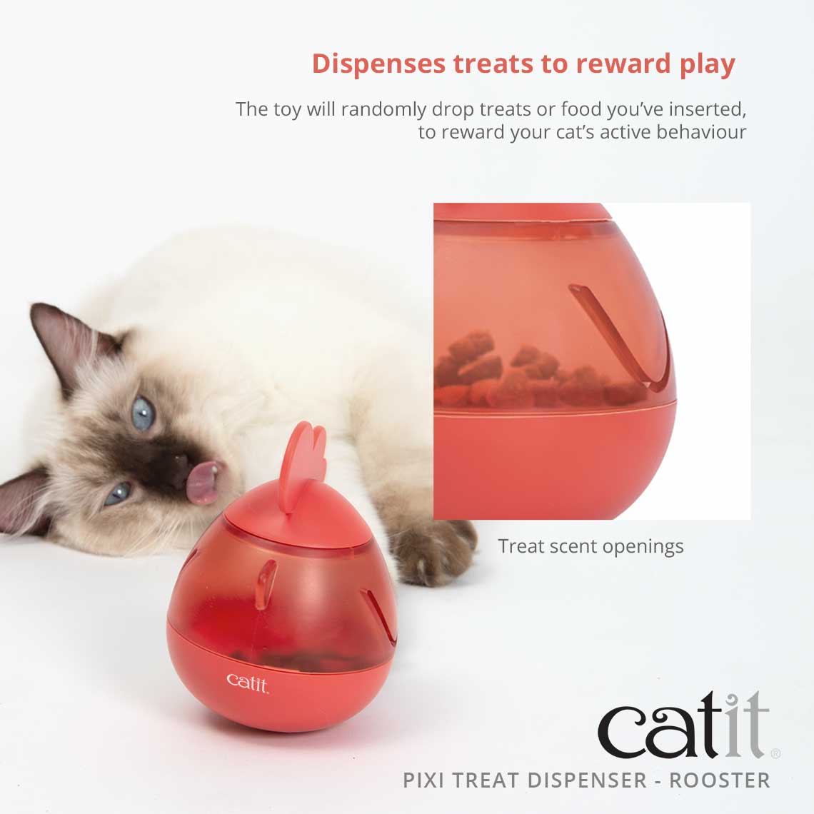 Catit Pixi Treat Dispenser Rooster