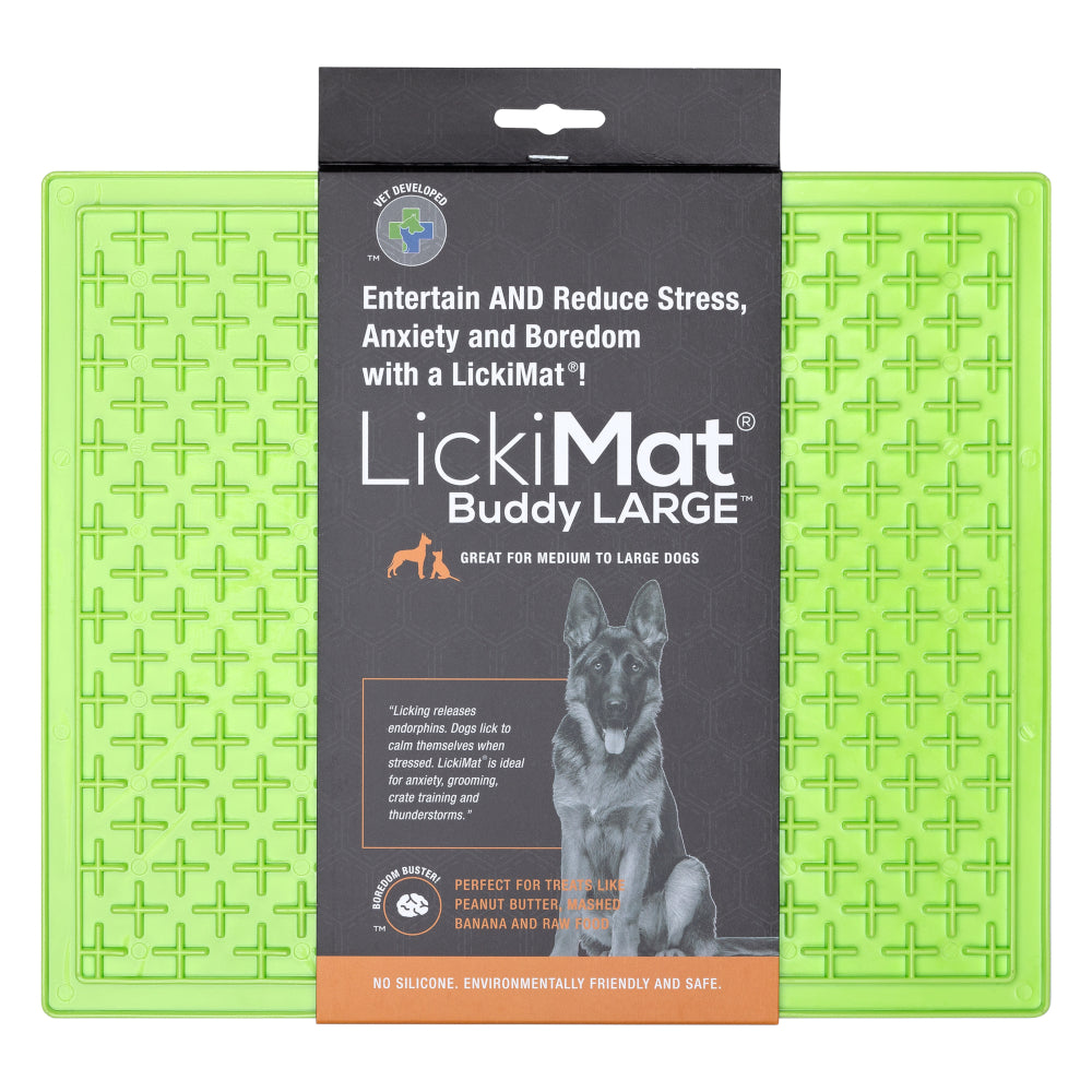 LickiMat Dog Lick Mats Slow Feeders Buddy Large 3 Colours