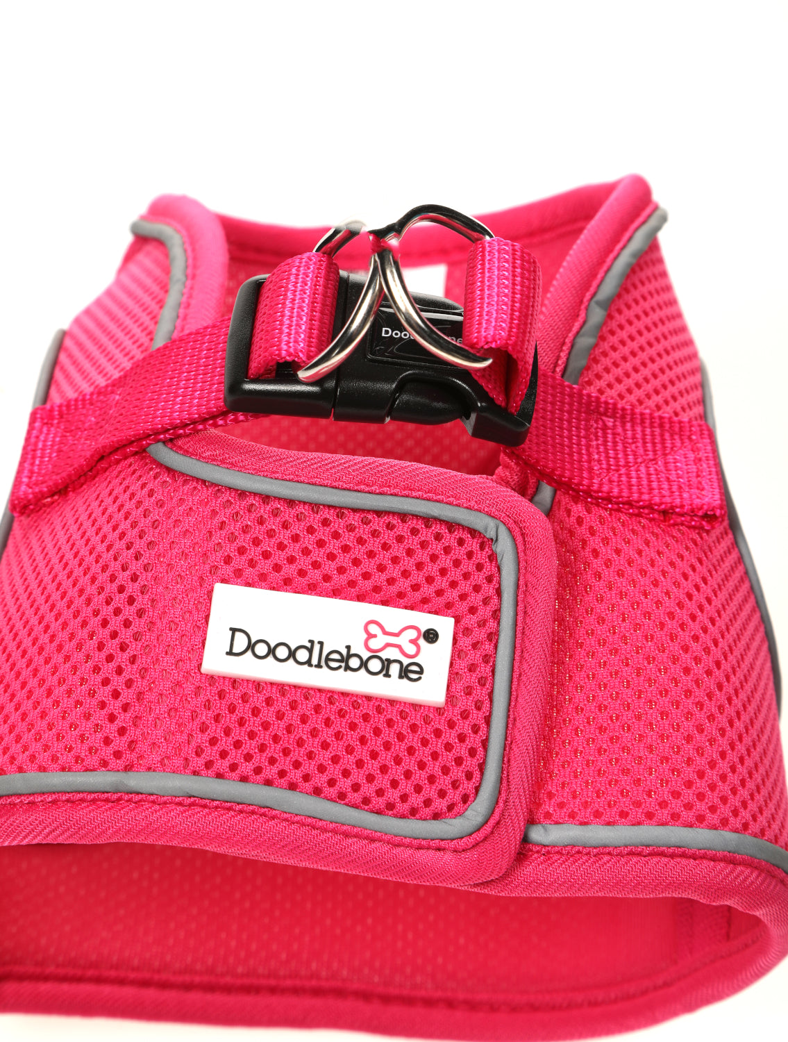 Doodlebone Originals Snappy Dog Harness Fuchsia 7 Sizes