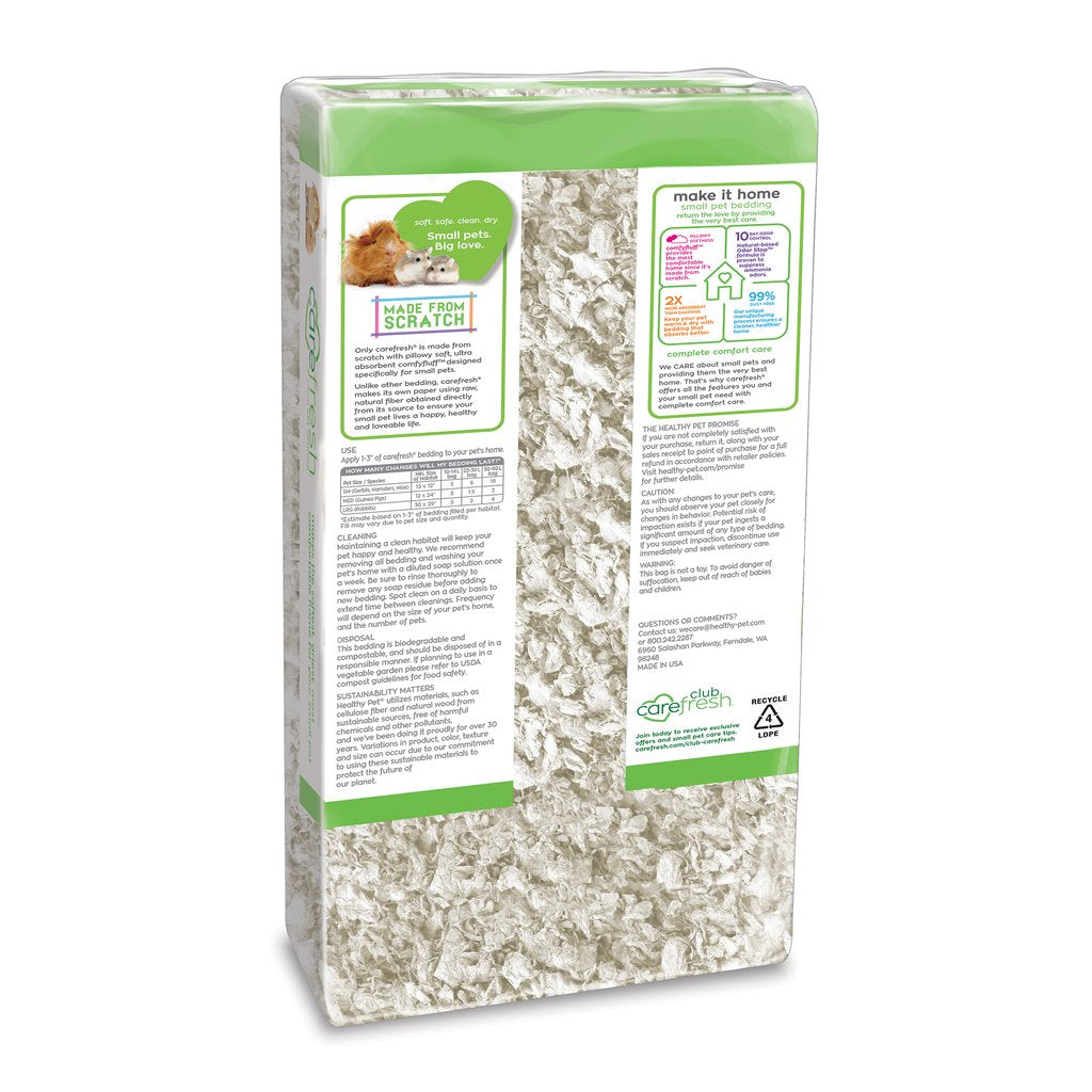 Carefresh Small Pet Bedding White 10L