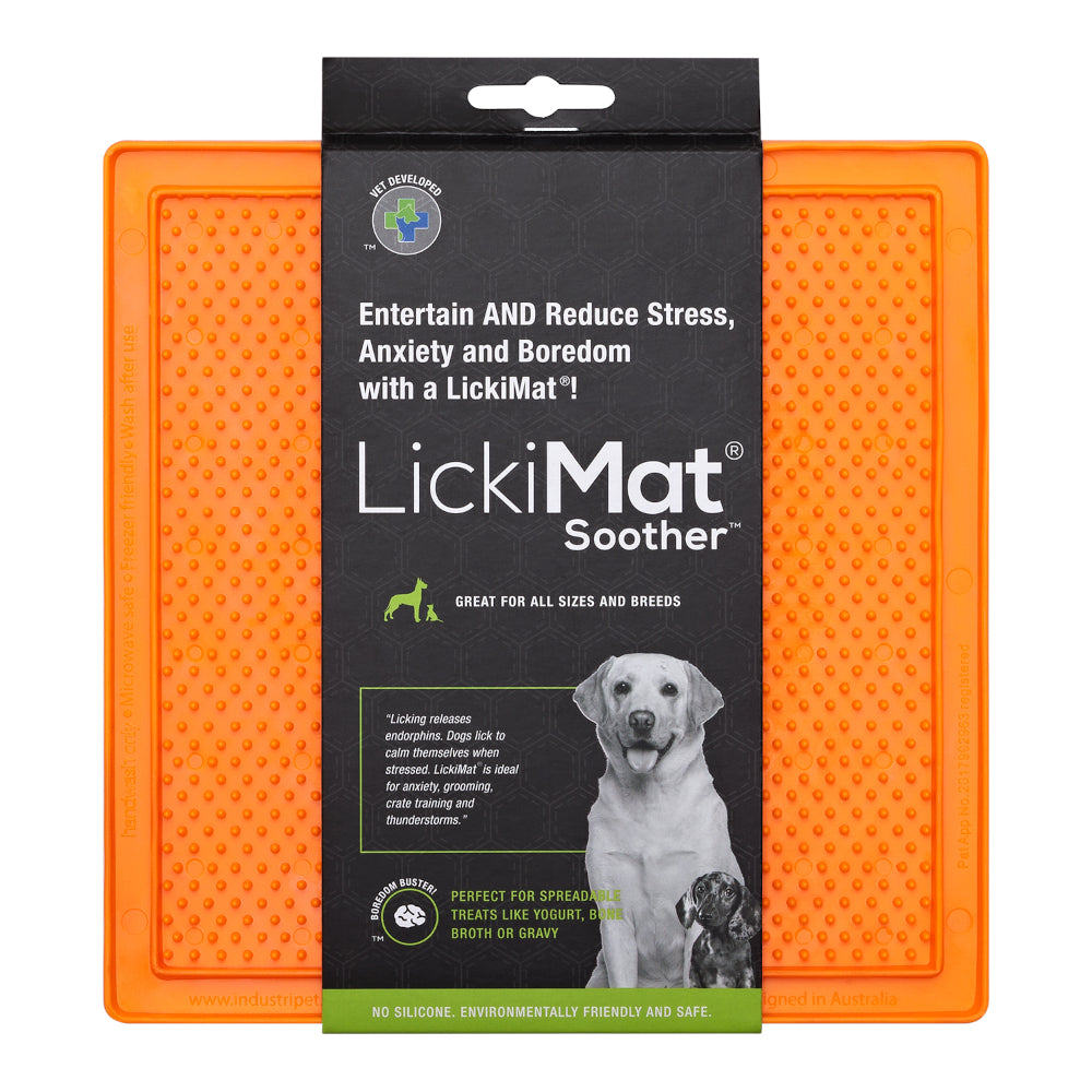 LickiMat Dog Lick Mats Slow Feeders Classic Soother 10 Colours