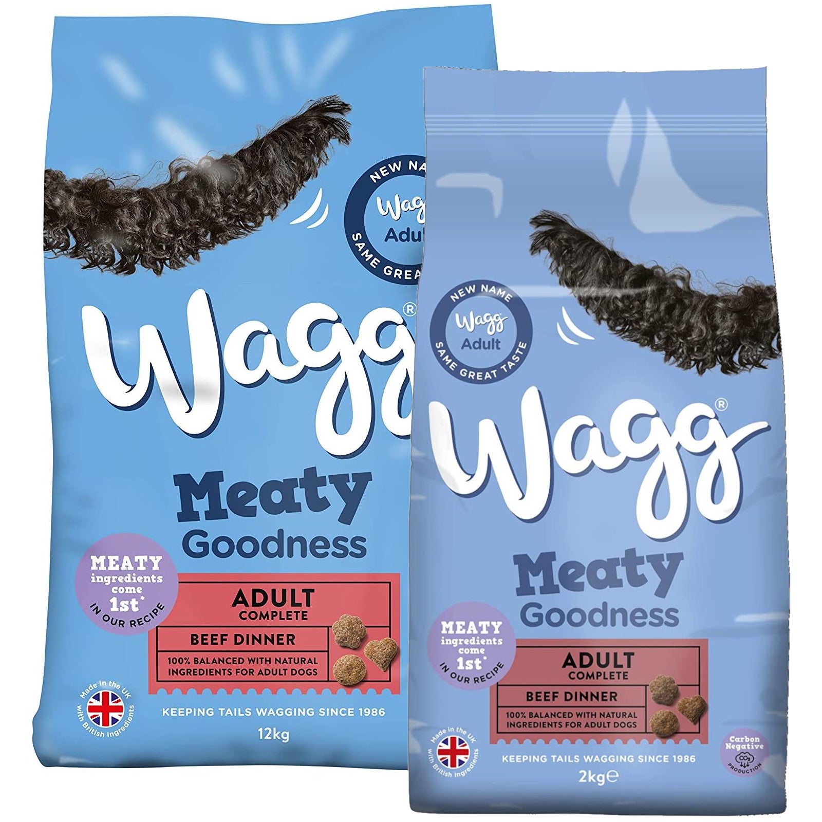 Wagg Adult Complete Dog Food Beef & Veg 2/12kg